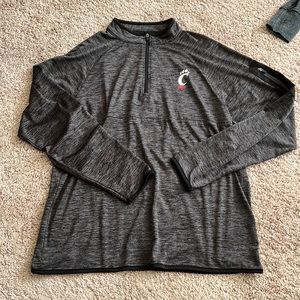 Mens University of Cincinnati quarter zip